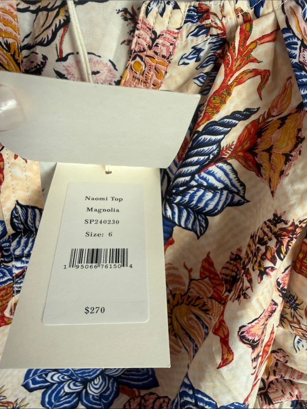 NEW Ulla Johnson Naomi Top in  Magnolia 6